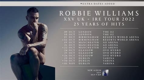 Robbie Williams XXV Tour: Unforgettable Hits and Nostalgic Journey!